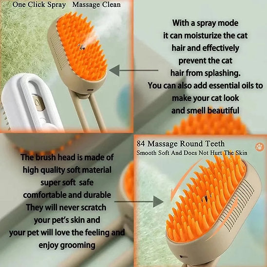The Purrfect KittyKix Steam Groomer