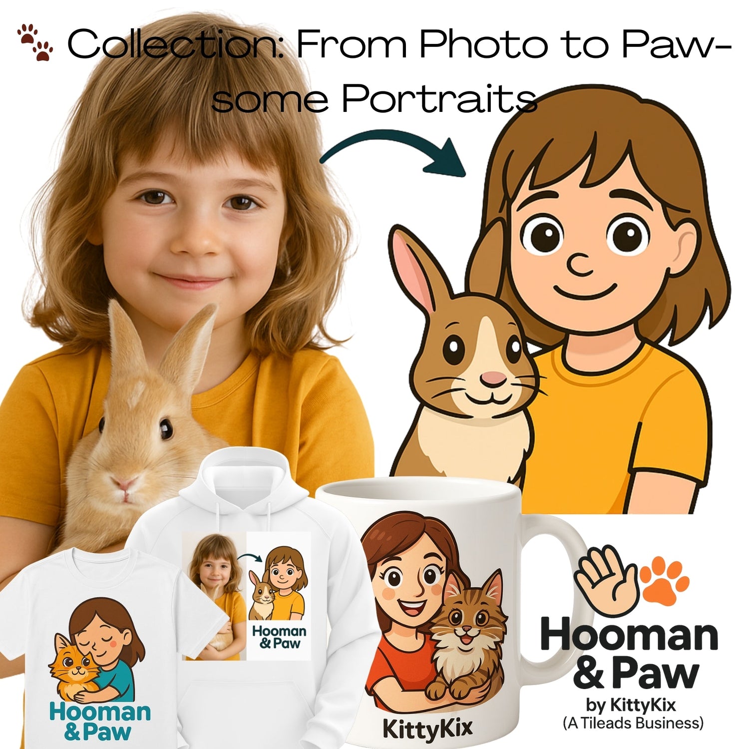 From Photo to Paw-some Portrait things