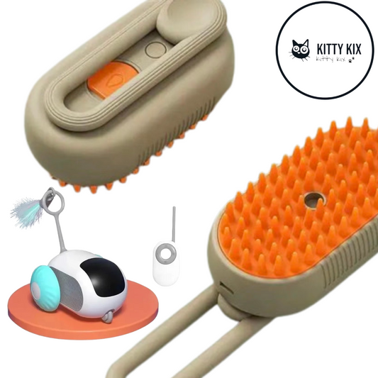 The Ultimate Cat Bundle: Gravity Mouse + Steam Brush
