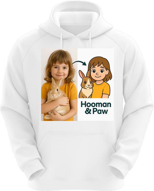 Custom Pet Portrait Hoodie